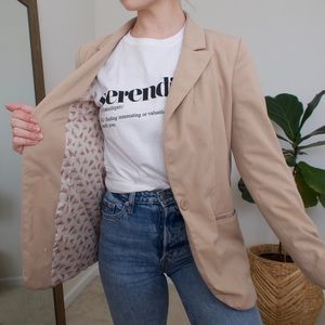 Beige blazer